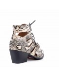 Spring Summer heeled ankle boots women shoes