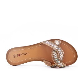 Glitter slipper for women