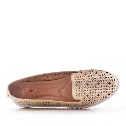 Moccasin imitation leather