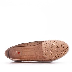 Moccasin imitation leather