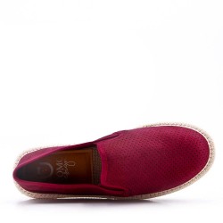 Men's textile moccasin