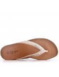 Women's flat flip flops