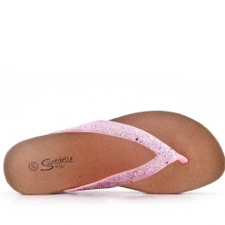 Women's flat flip flops