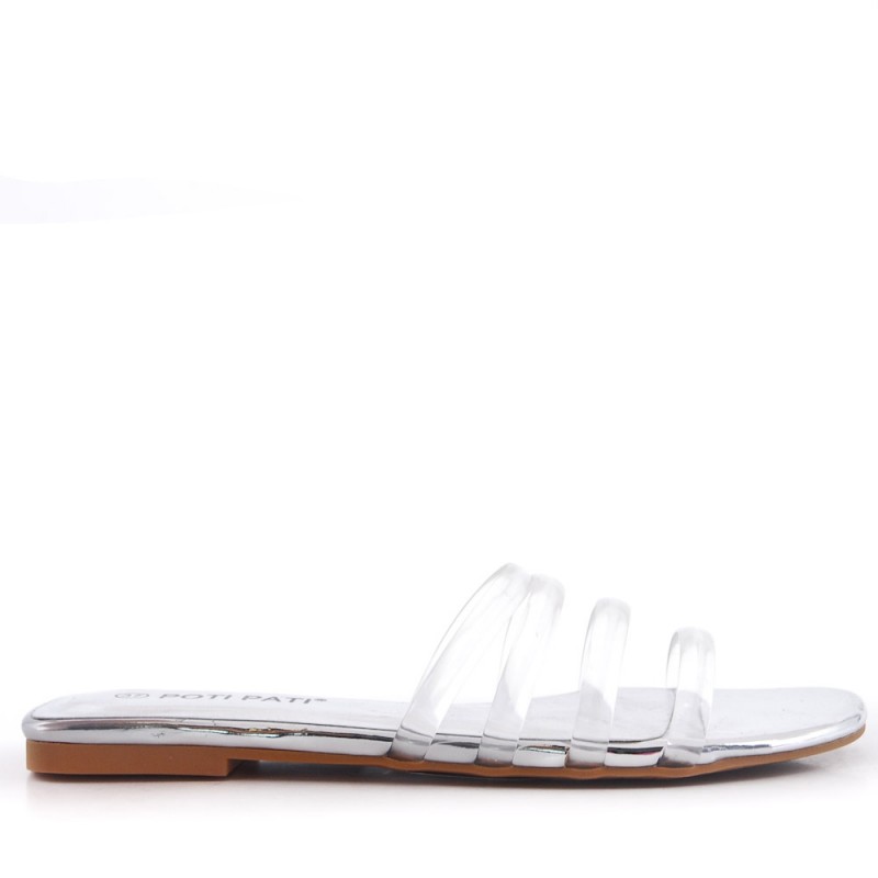 claquette plastique femme