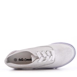 Women's lace-up tennis
