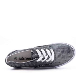 Women's lace-up tennis