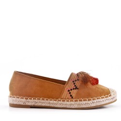 Espadrilles en simili daim