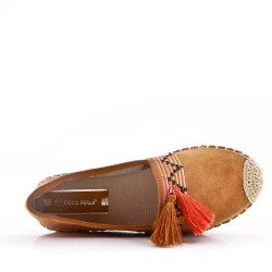 Espadrilles en simili daim