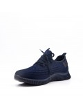 Men's textile lace-up basket