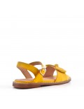 Girl's faux suede sandal