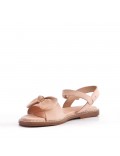 Girl's faux suede sandal