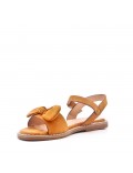 Girl's faux suede sandal