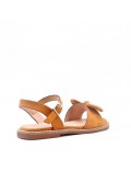 Girl's faux suede sandal