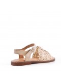 Girl's faux suede sandal