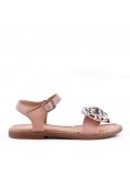 Sandale fille en simili cuir