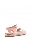 Girl's faux suede sandal