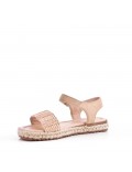 Girl's faux suede sandal