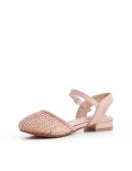 Sandale fille en simili cuir