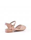 Sandale fille en simili cuir