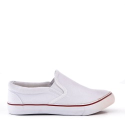 Child's white basket without lace