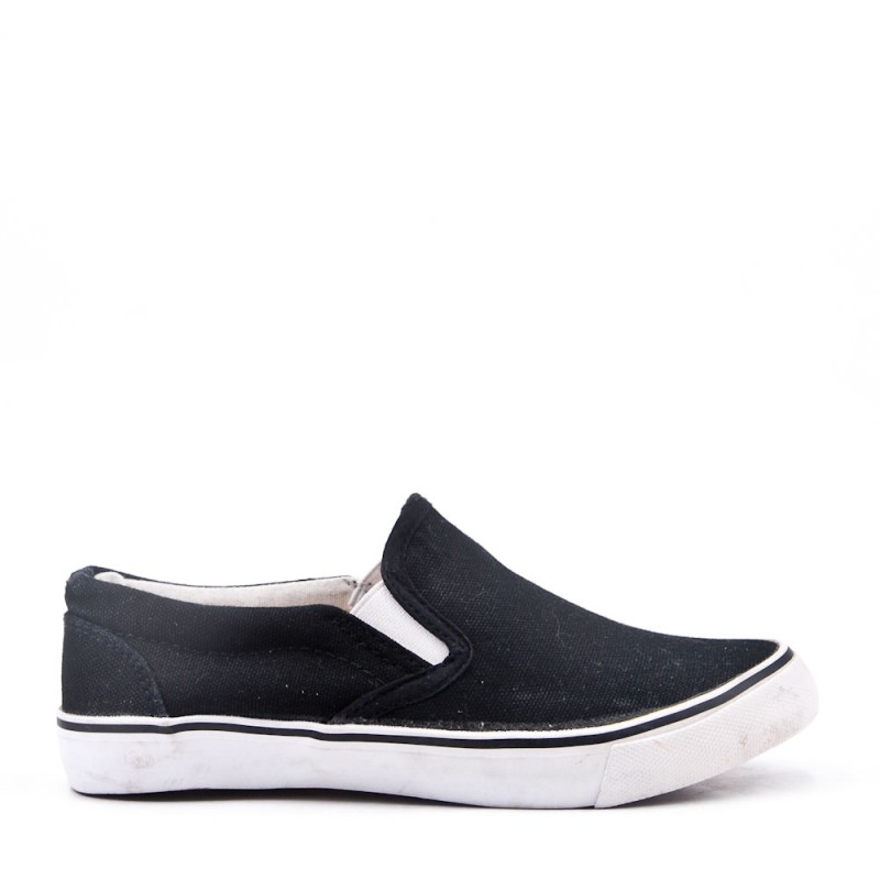 basket noir sans lacet
