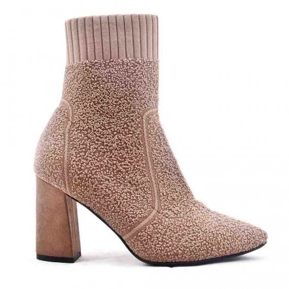 ZAPATOS AL POR MAYOR-Bota de mujer en tela