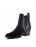 Faux suede boot