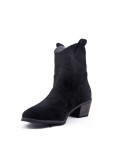 Ankle boot in faux suede