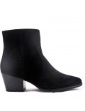 Ankle boot in faux suede