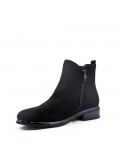 Ankle boot in faux suede