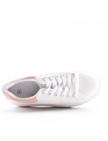 Basket à lacet en simili cuir pour femme