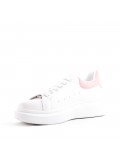 Basket à lacet en simili cuir pour femme