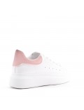 Basket à lacet en simili cuir pour femme
