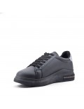 Women's faux leather sneaker