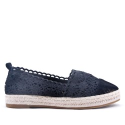 Faux Suede espadrilles for women