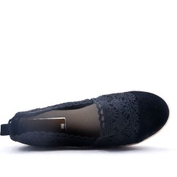 Faux Suede espadrilles for women