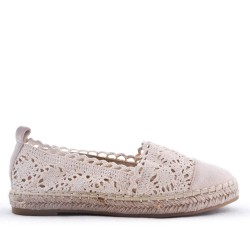 Faux Suede espadrilles for women