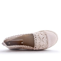 Faux Suede espadrilles for women