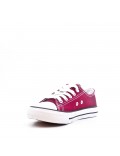 Basket fuchsia enfant à lacet