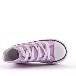 Cesta purple con cordones para niño