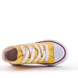 Cesta amarillo con cordones para niño