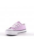 Cesta infantil con cordones violeta