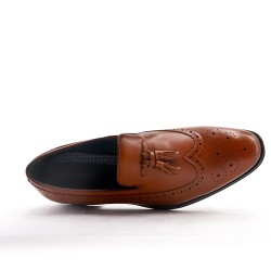 Imitation leather moccasin