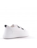 Velcro faux leather sneaker