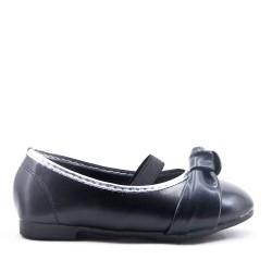 Ballerine fille en simili cuir 