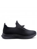 Men's textile lace-up basket