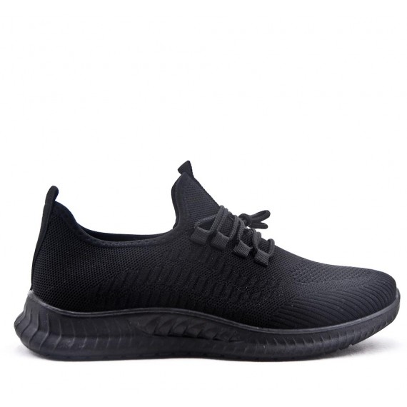 Men's textile lace-up basket