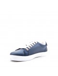 Women's faux leather lace up sneaker