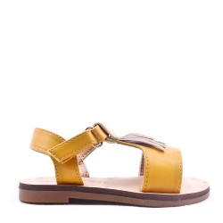 Sandale fille en simili cuir