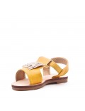 Sandale fille en simili cuir